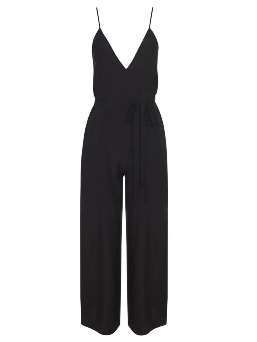 Gold Hawk Silk Velvet V-Neck Jumpsuit (Black) • $325 MSRP
$149 $325